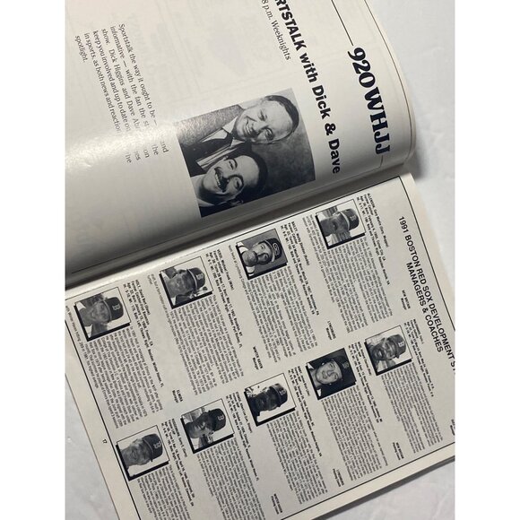 PAWSOX 91 Pawtucket Red Sox 1991 Souvenir Program Yearbook Official Scorecard Sc - Picture 5 of 12